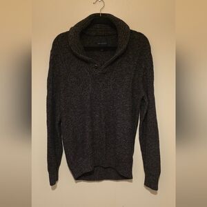 Men's American Eagle Heather Grey Cardigan Size L